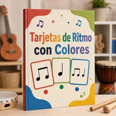 Portada del libro Tarjetas de Ritmo con Colores