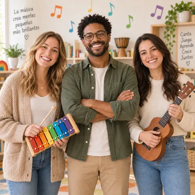 Equipo detrás de El Método Musical Lúdico