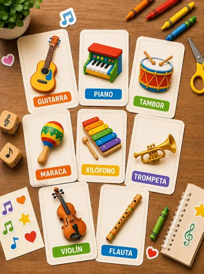 Flashcards de Instrumentos